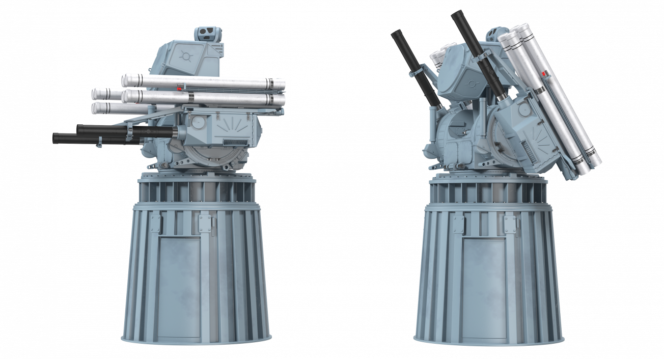 3D model Pantsir-ME Naval Air Defence Rigged