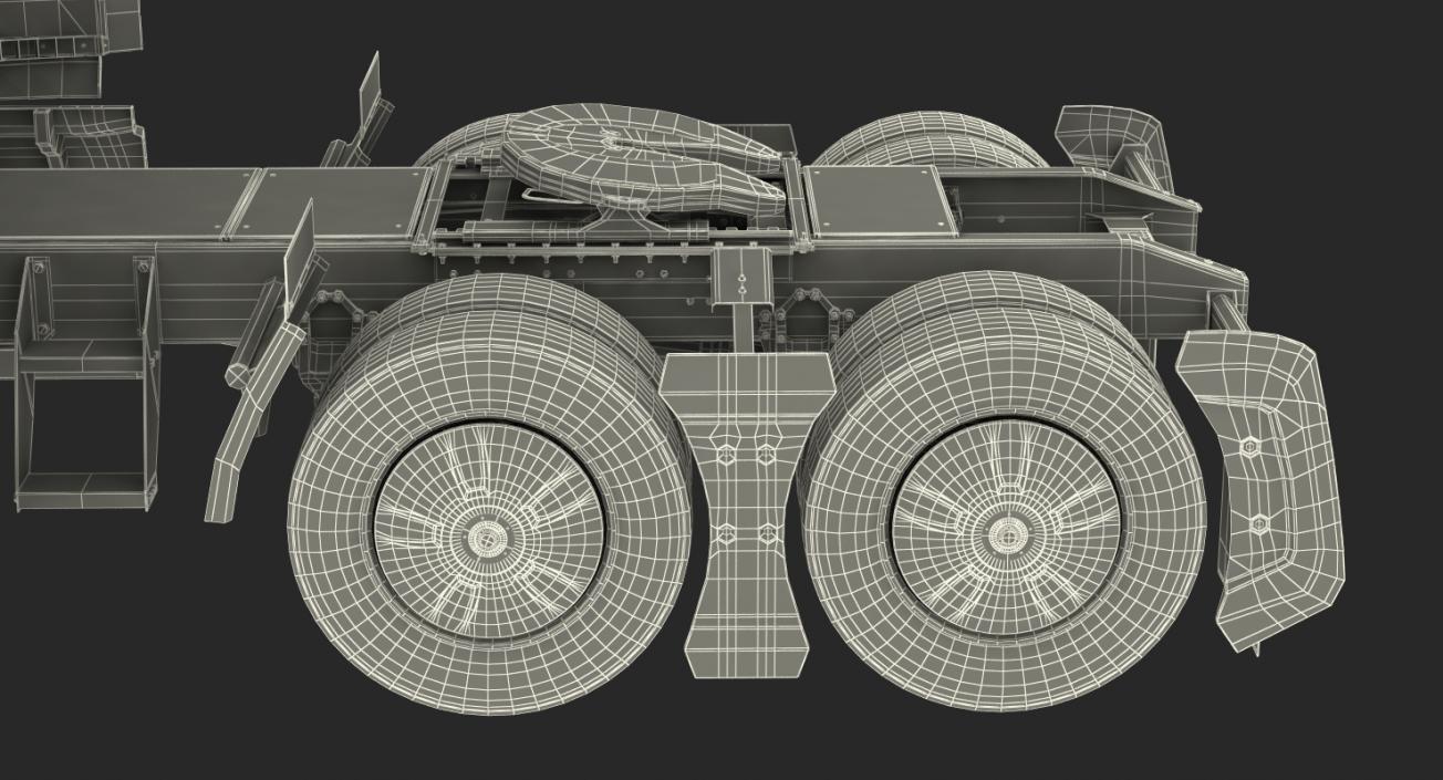 Heavy Duty Truck Simple Interior 2 3D model