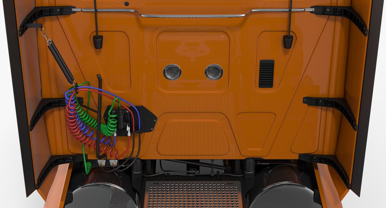 Heavy Duty Truck Simple Interior 2 3D model