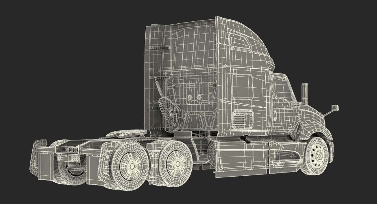 Heavy Duty Truck Simple Interior 2 3D model