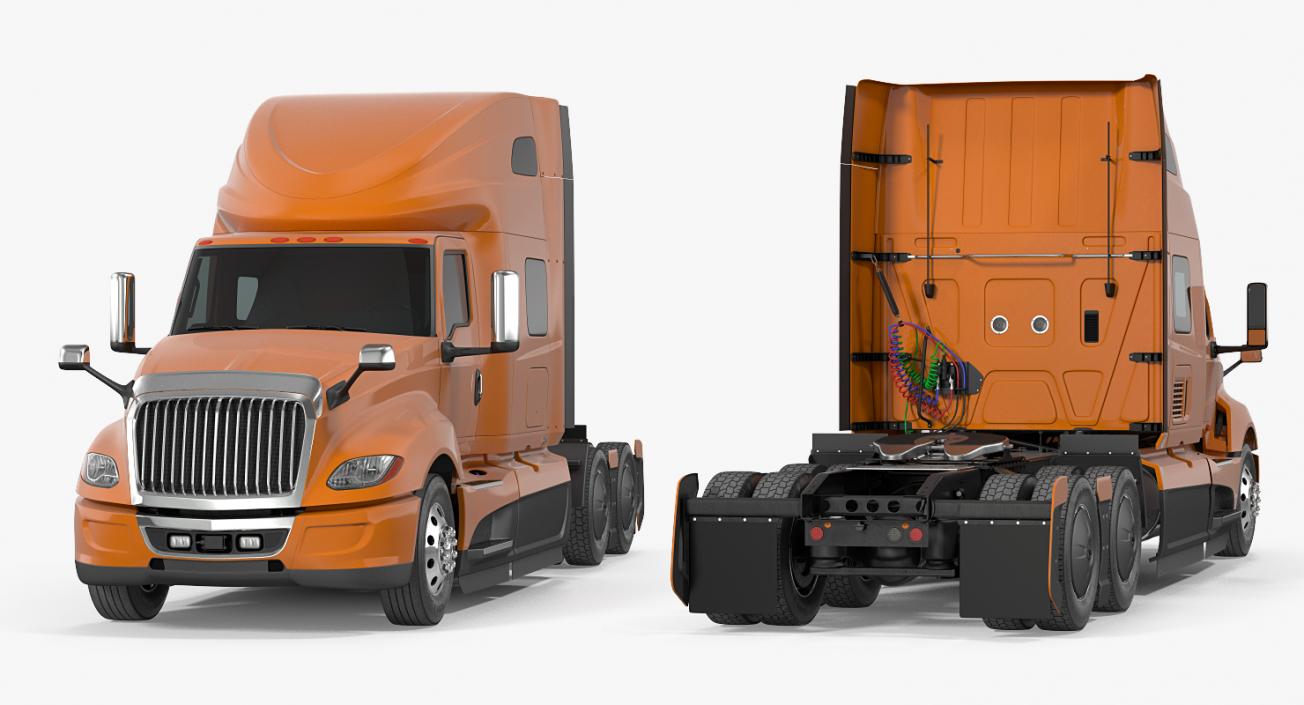 Heavy Duty Truck Simple Interior 2 3D model