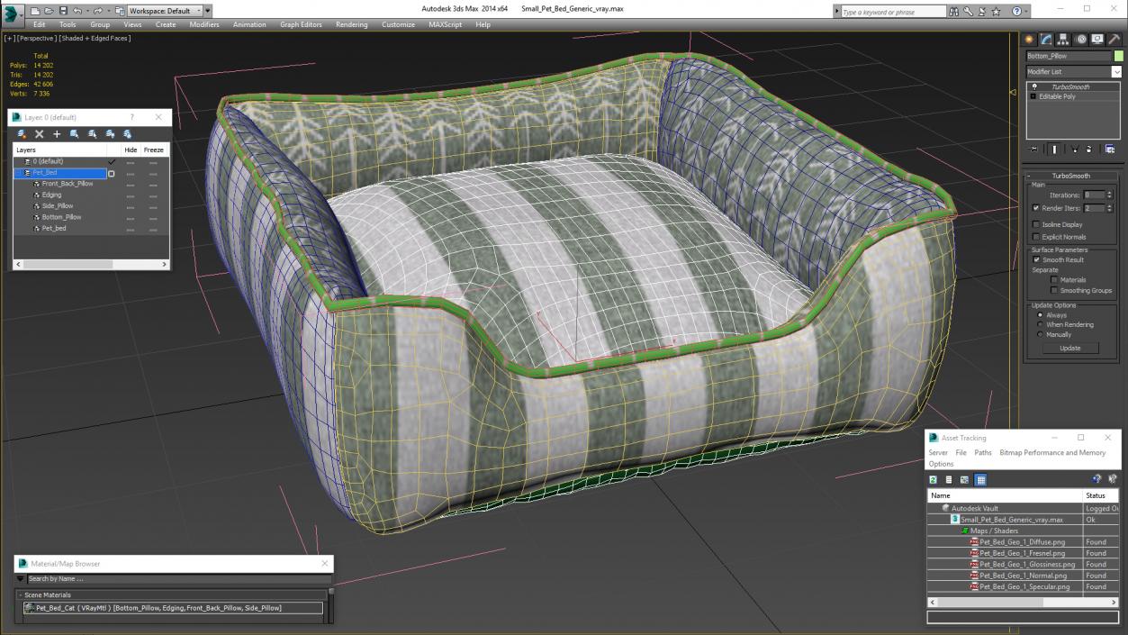 3D Small Pet Bed Generic