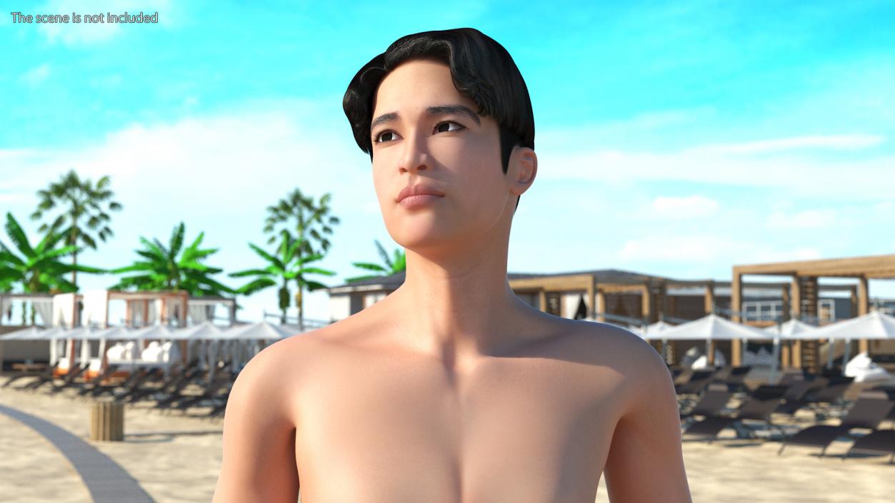 Chinese Man Collection 3 3D model