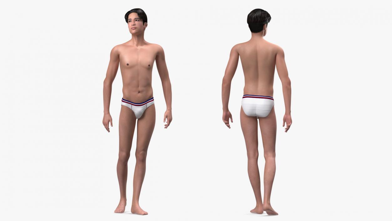 Chinese Man Collection 3 3D model