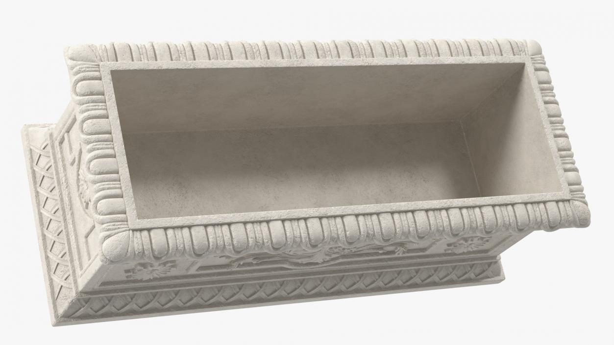 Provence Trough Planter h30 3D