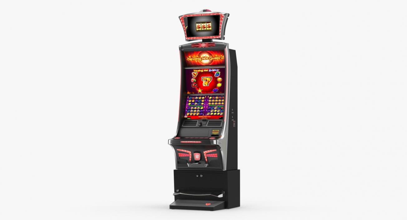 3D Slot Machine Red