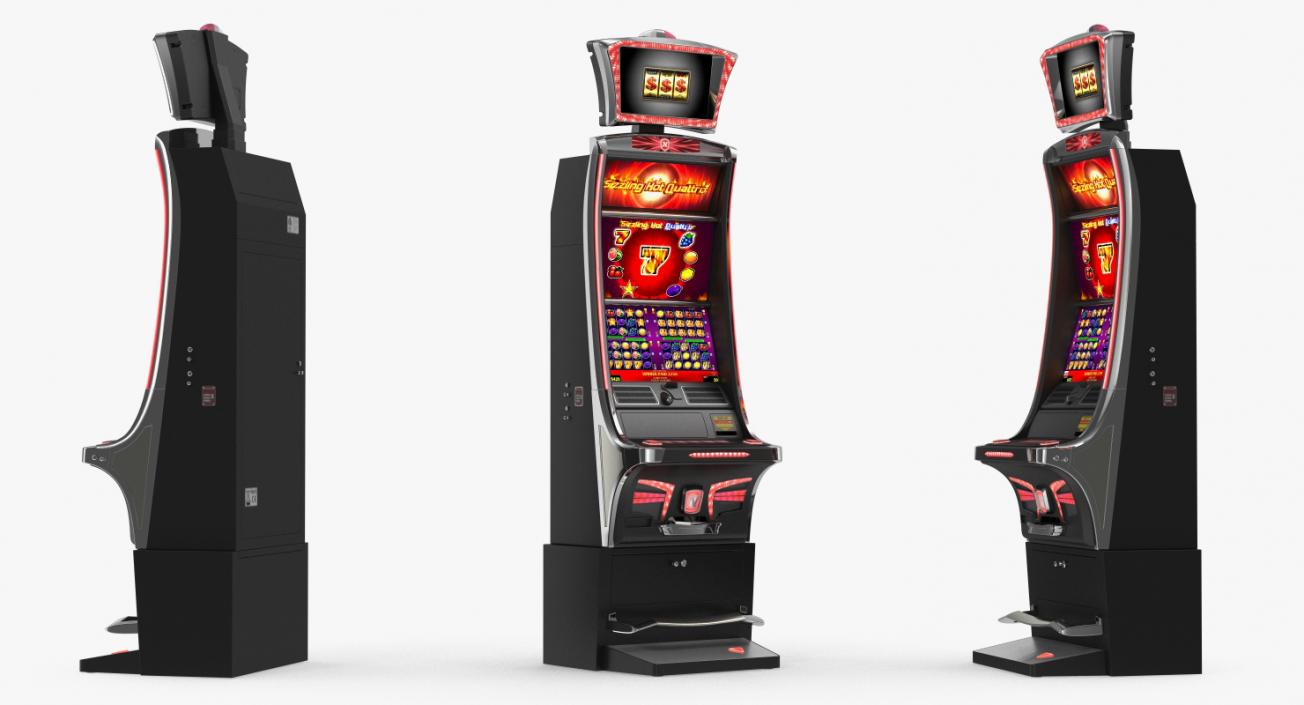 3D Slot Machine Red