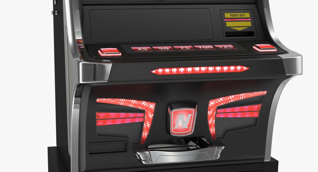 3D Slot Machine Red