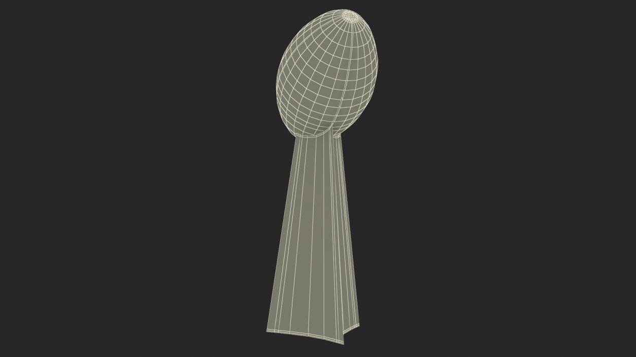 3D Vince Lombardi Trophy