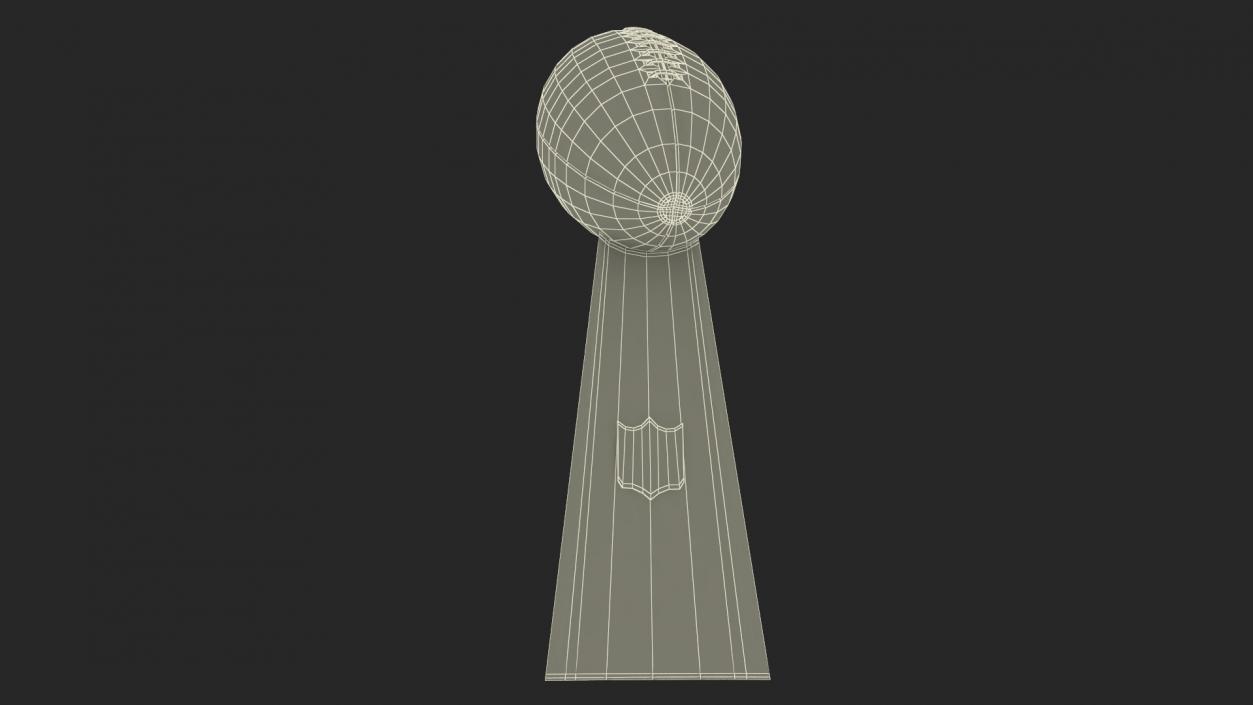 3D Vince Lombardi Trophy