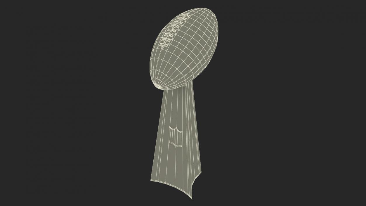 3D Vince Lombardi Trophy