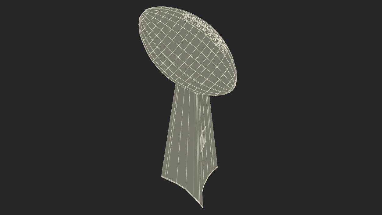 3D Vince Lombardi Trophy