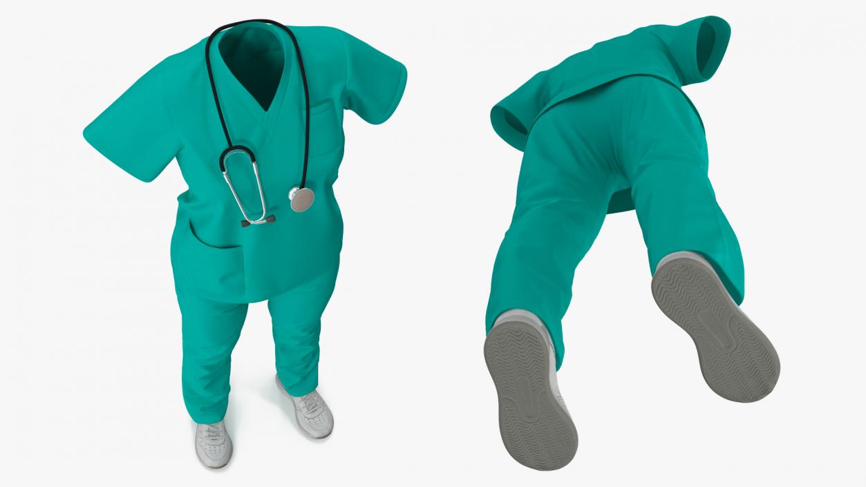 3D Medical Nurse Clothes