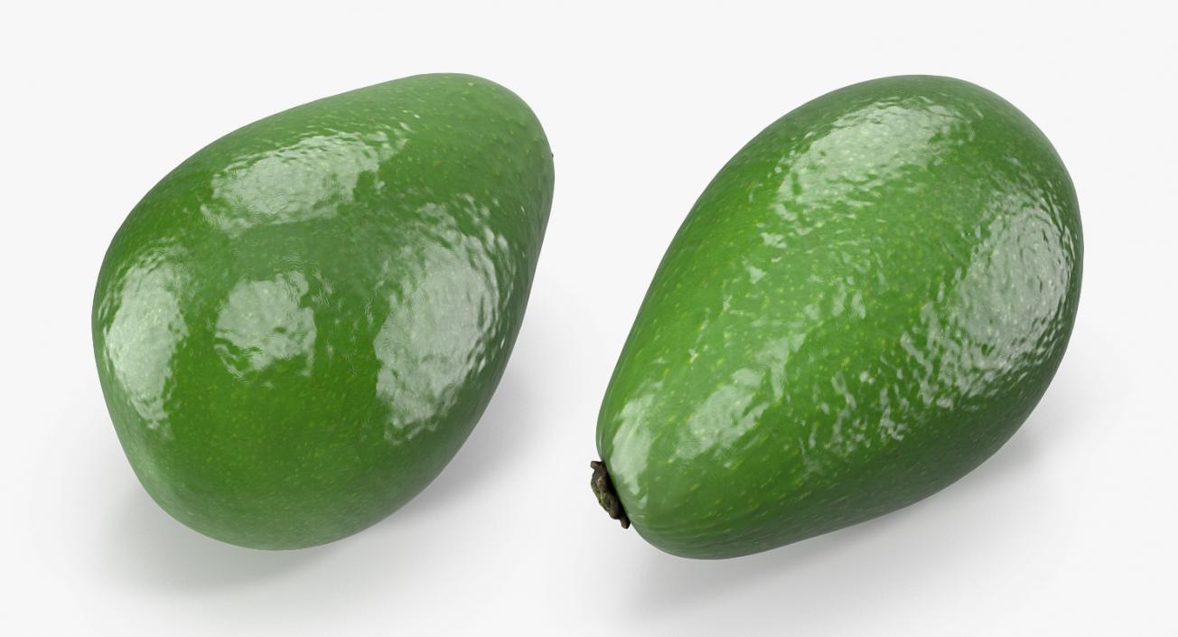 3D Whole Avocado model