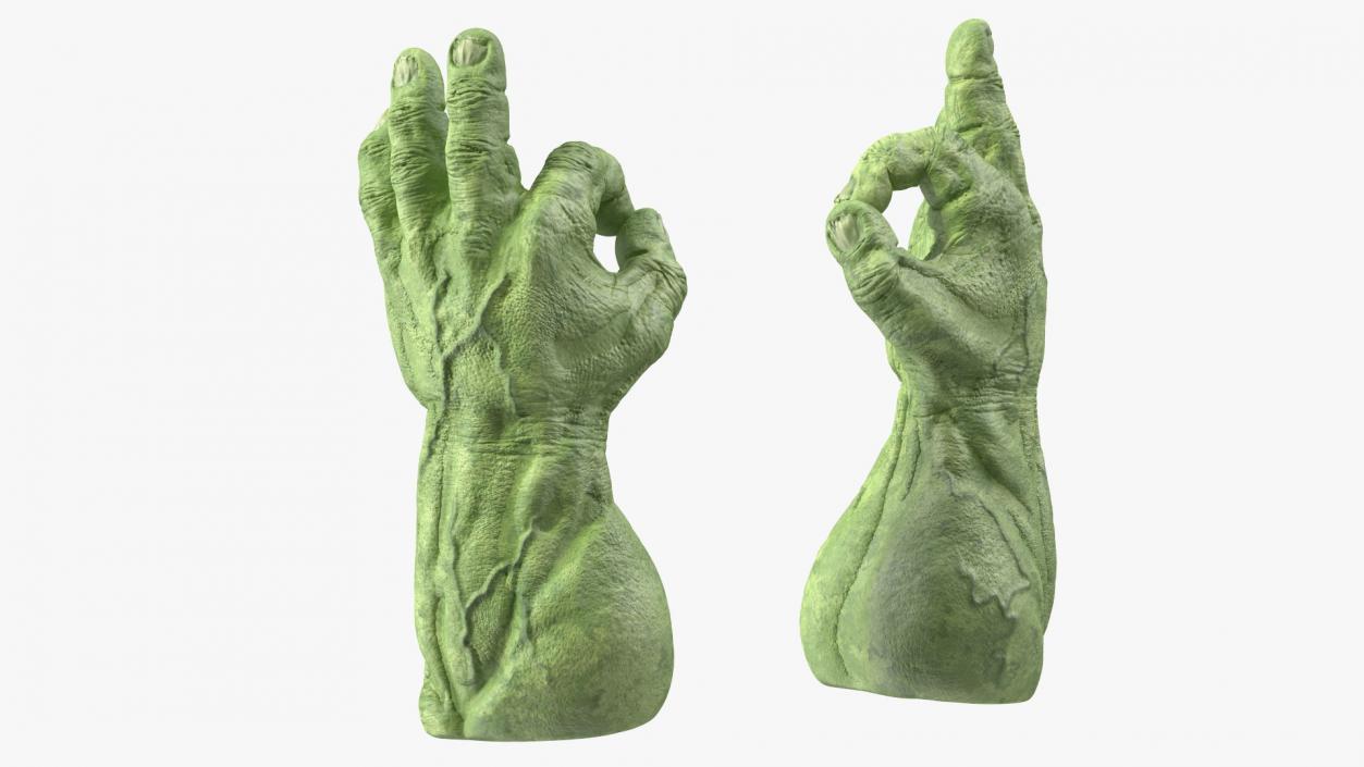 3D Hulk Hands Alright model