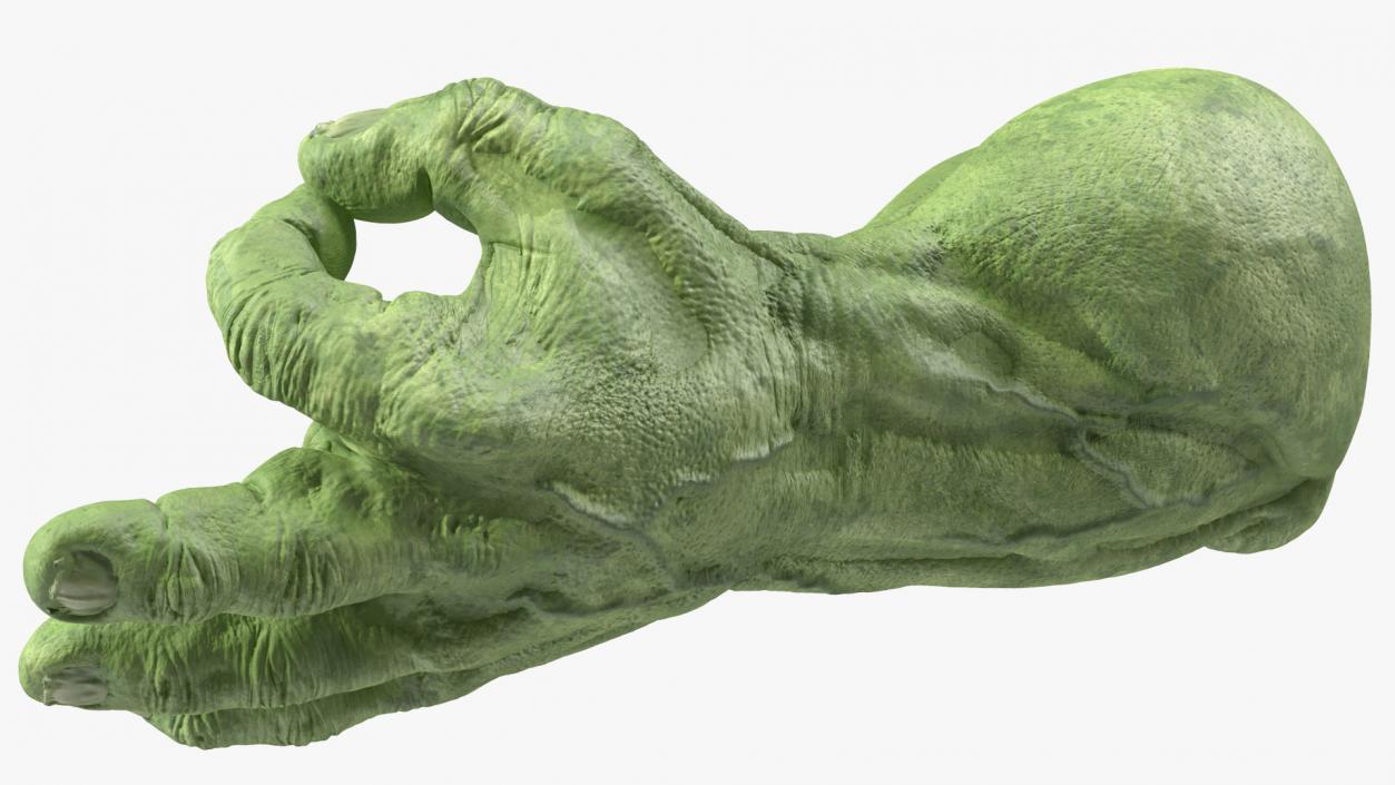 3D Hulk Hands Alright model