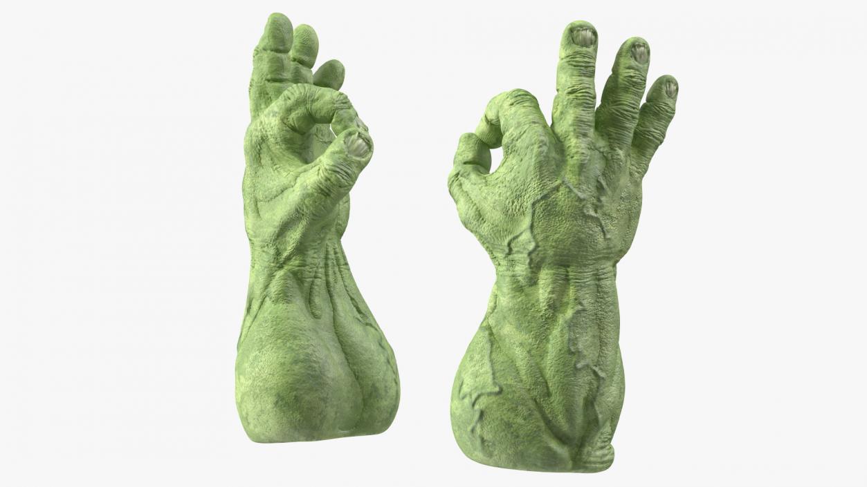 3D Hulk Hands Alright model