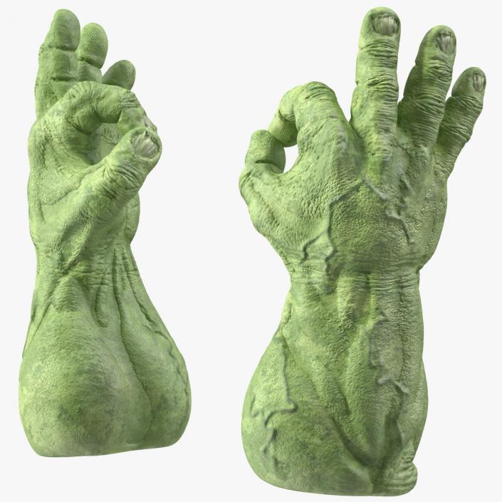 3D Hulk Hands Alright model