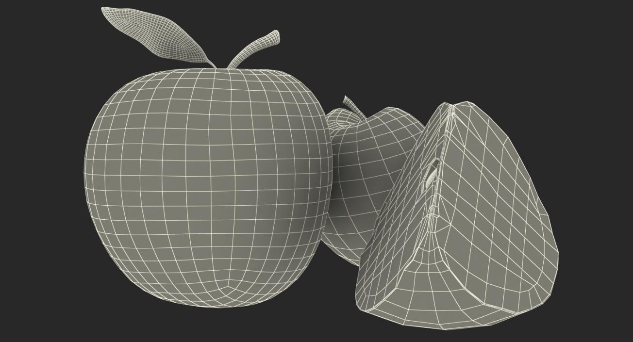 Apple Fruit Collection 2 3D model