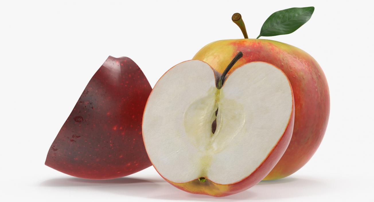 Apple Fruit Collection 2 3D model