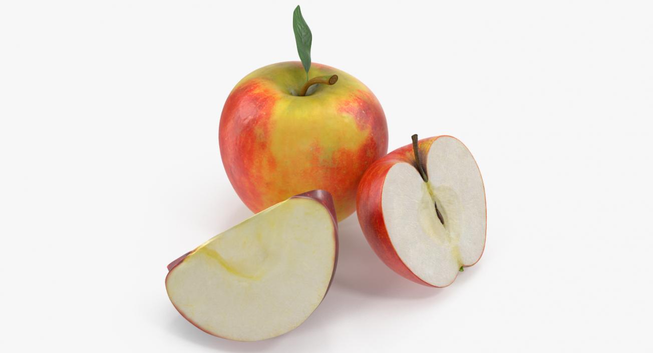 Apple Fruit Collection 2 3D model