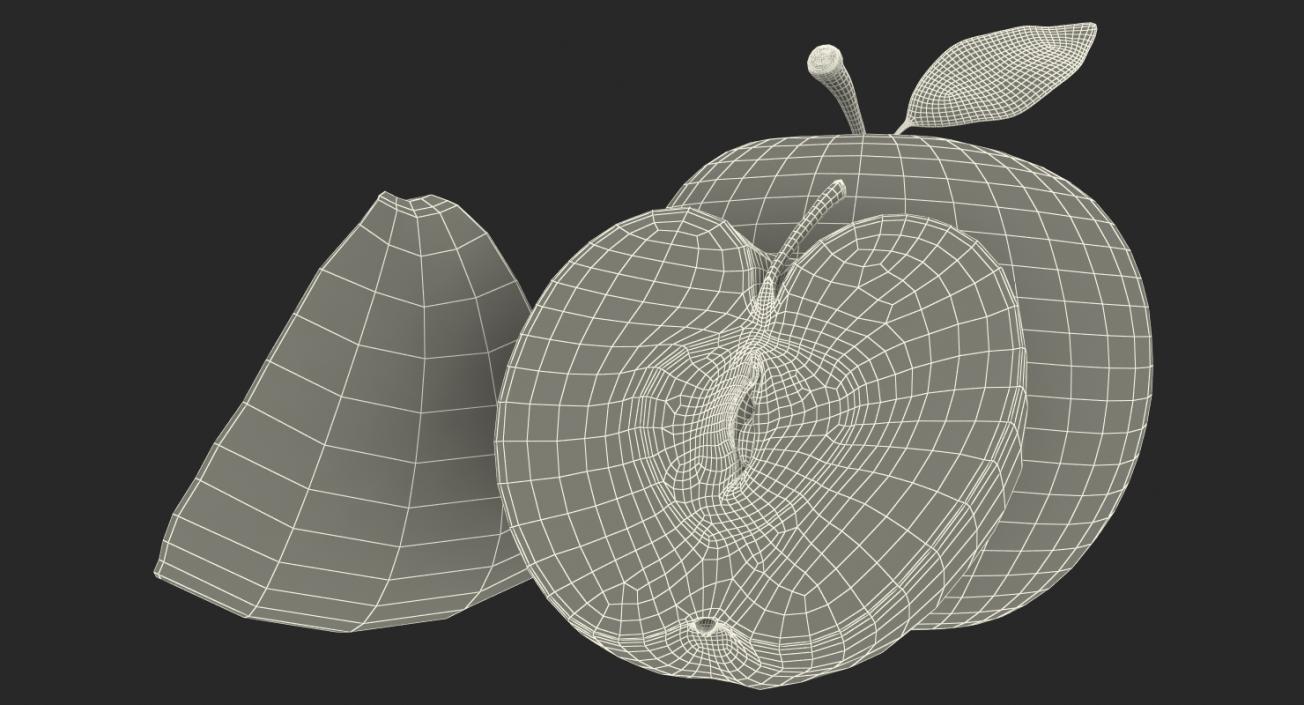 Apple Fruit Collection 2 3D model