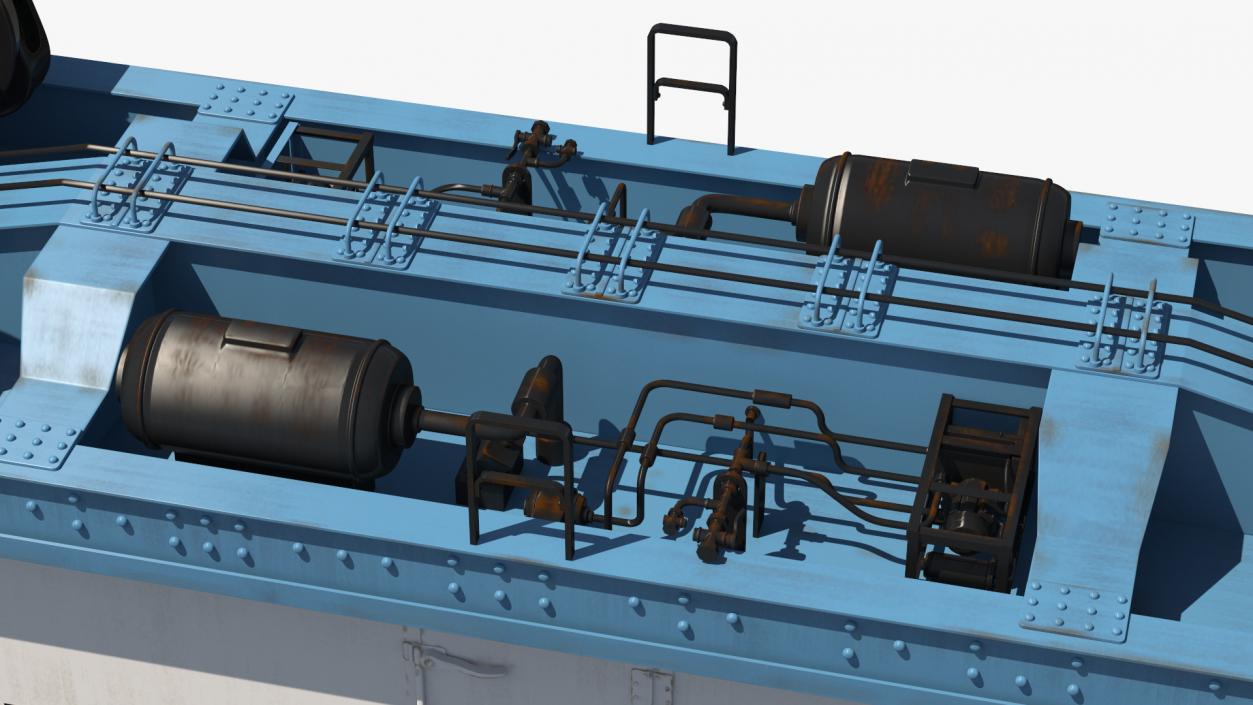 3D Milk Tank Car Bordens