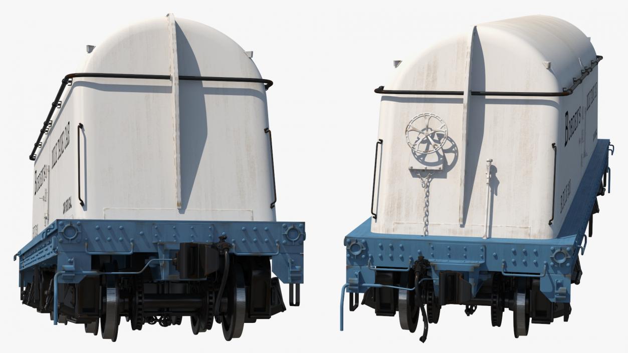 3D Milk Tank Car Bordens