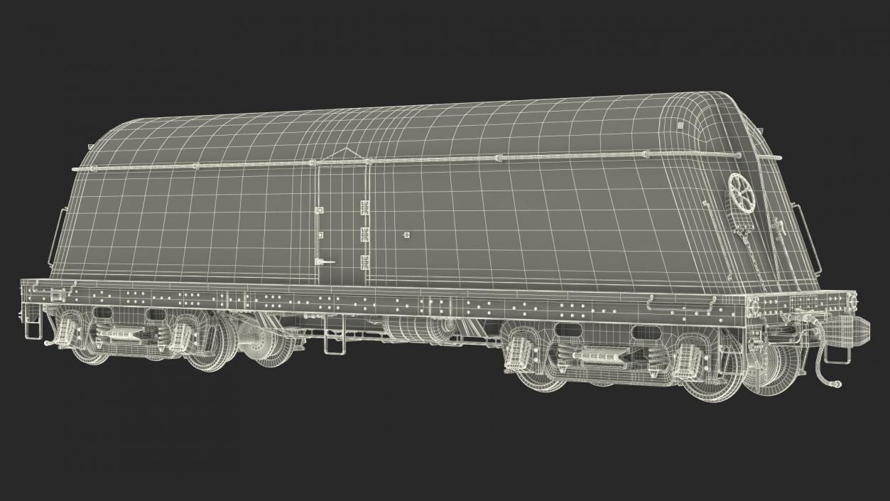 3D Milk Tank Car Bordens