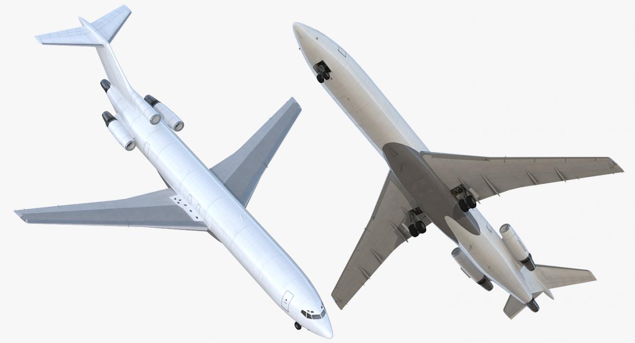 3D model Boeing 727-200F Generic Rigged