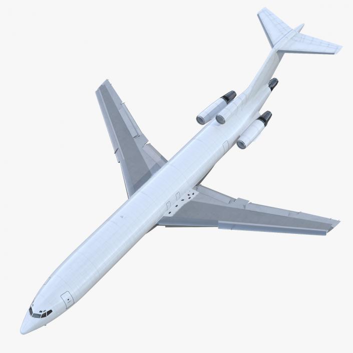 3D model Boeing 727-200F Generic Rigged