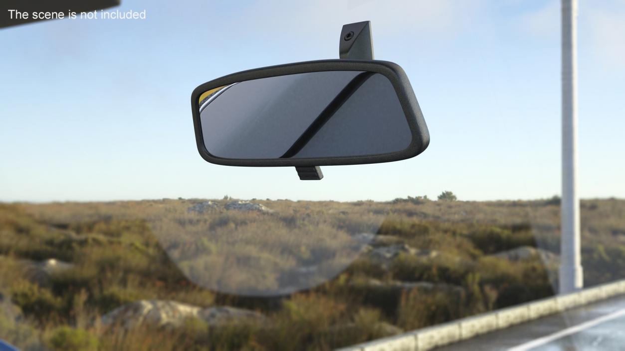 Car Interior Rear View Mirror 3D model