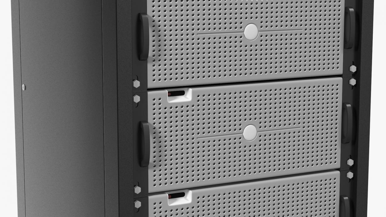 Dell Server Rack Cabinet 3D model