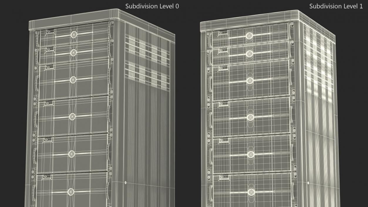 Dell Server Rack Cabinet 3D model