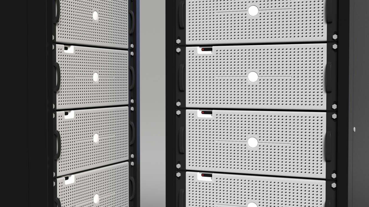 Dell Server Rack Cabinet 3D model