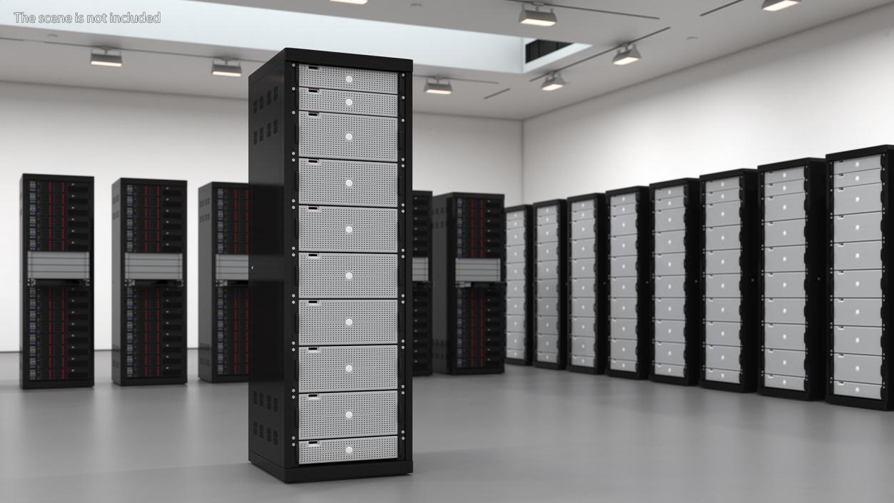 Dell Server Rack Cabinet 3D model