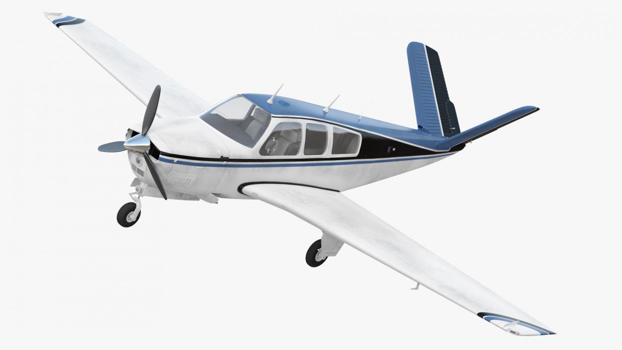 Civil Utility Aircraft V Tail 3D model