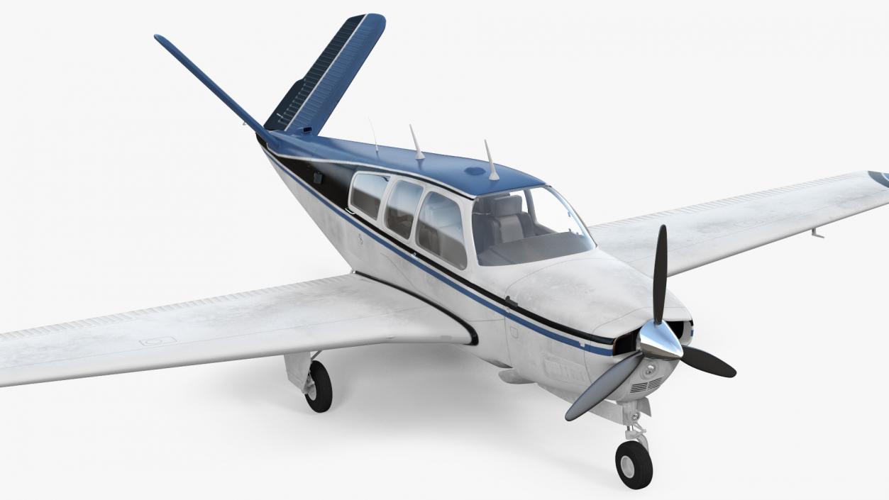 Civil Utility Aircraft V Tail 3D model