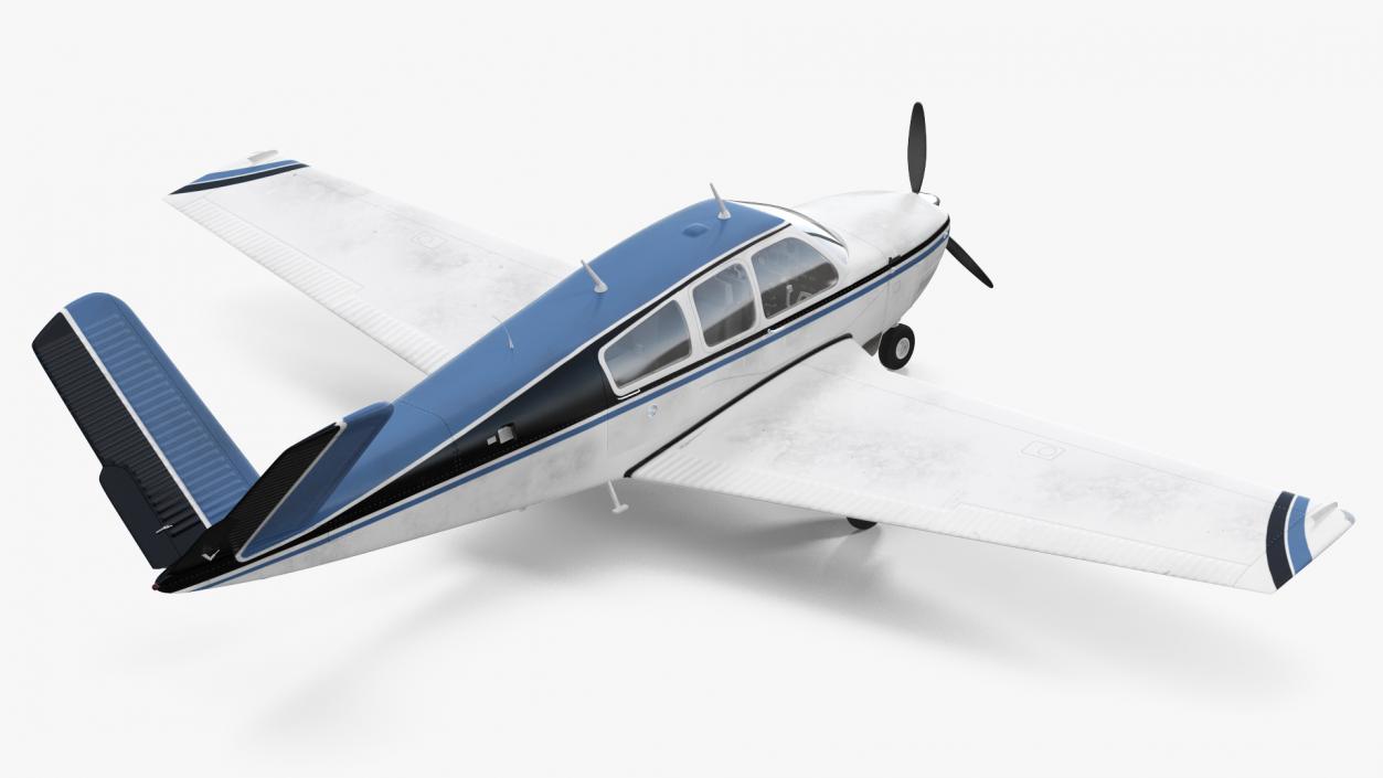 Civil Utility Aircraft V Tail 3D model