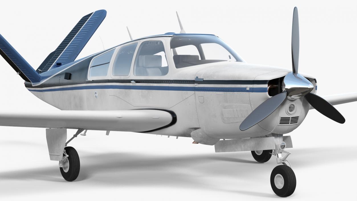 Civil Utility Aircraft V Tail 3D model