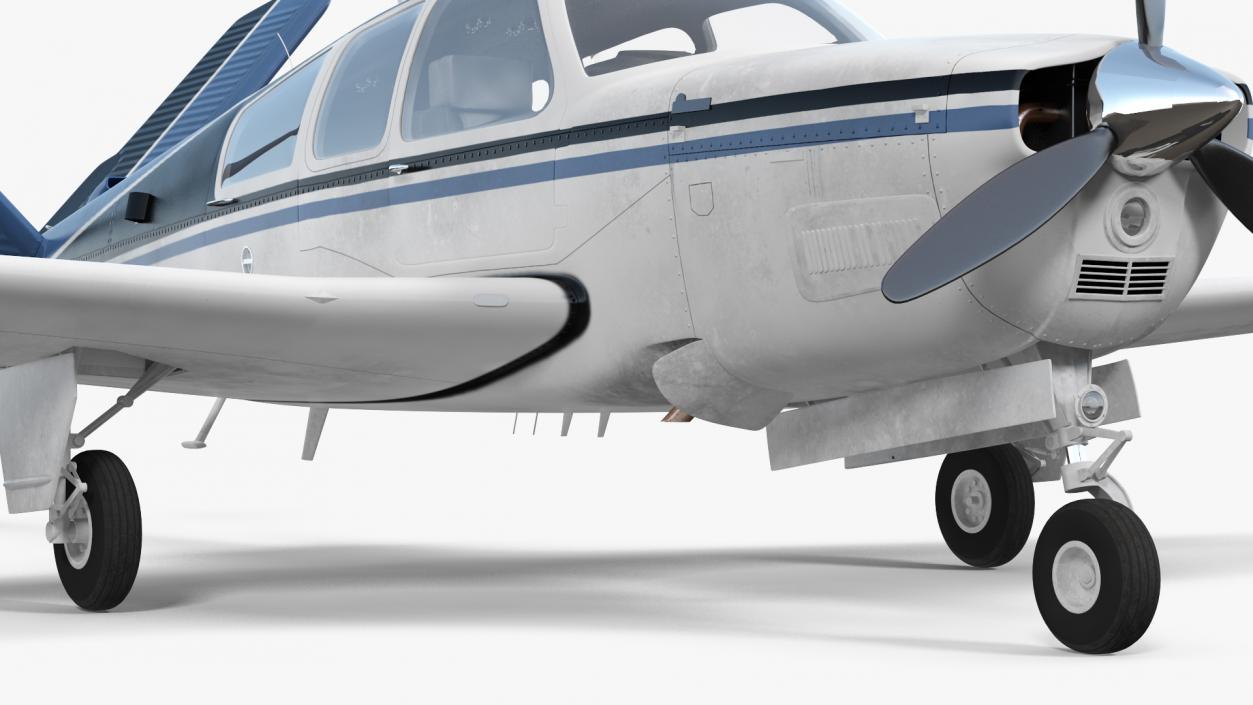 Civil Utility Aircraft V Tail 3D model