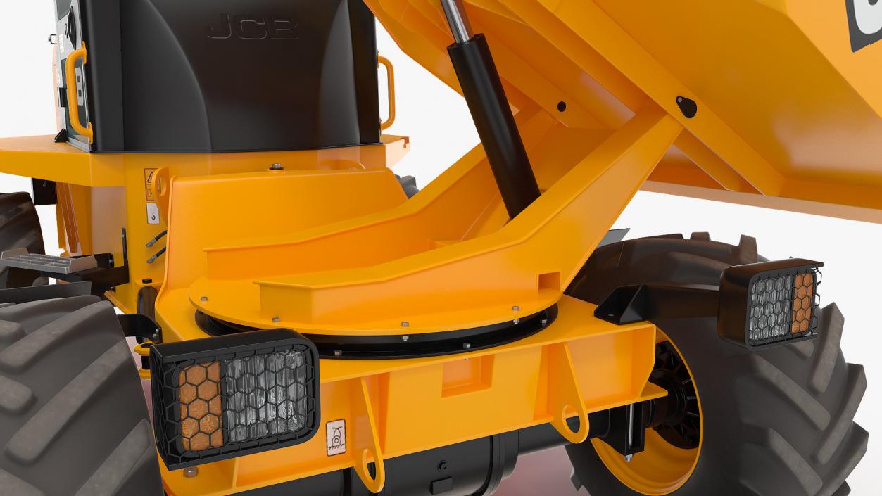 JCB 6T-1 Cabbed Site Dumper Rigged 3D model