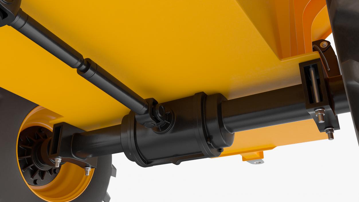 JCB 6T-1 Cabbed Site Dumper Rigged 3D model