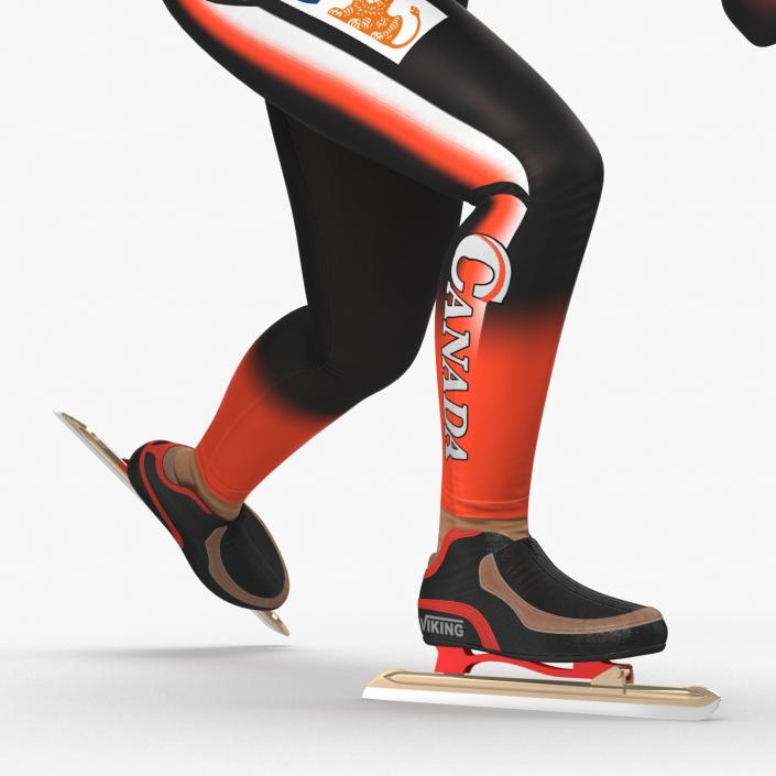 3D Speed Skater 2 Pose 3