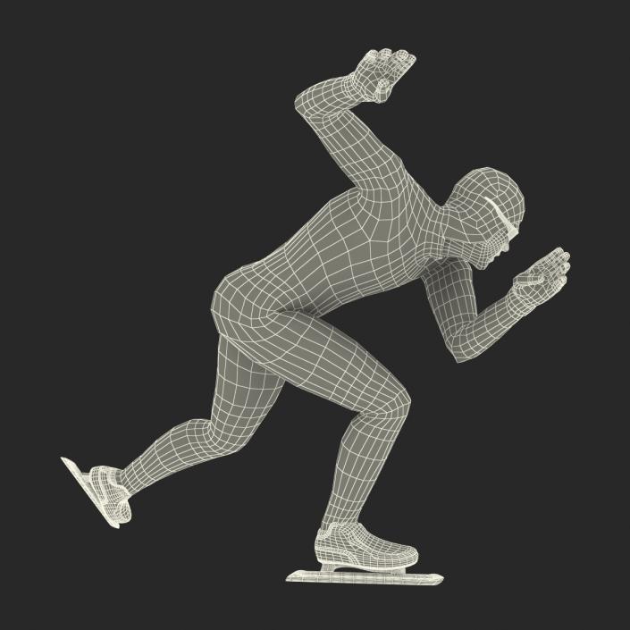 3D Speed Skater 2 Pose 3