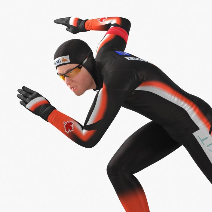 3D Speed Skater 2 Pose 3