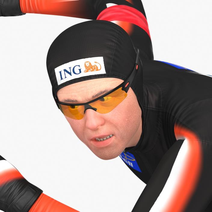 3D Speed Skater 2 Pose 3