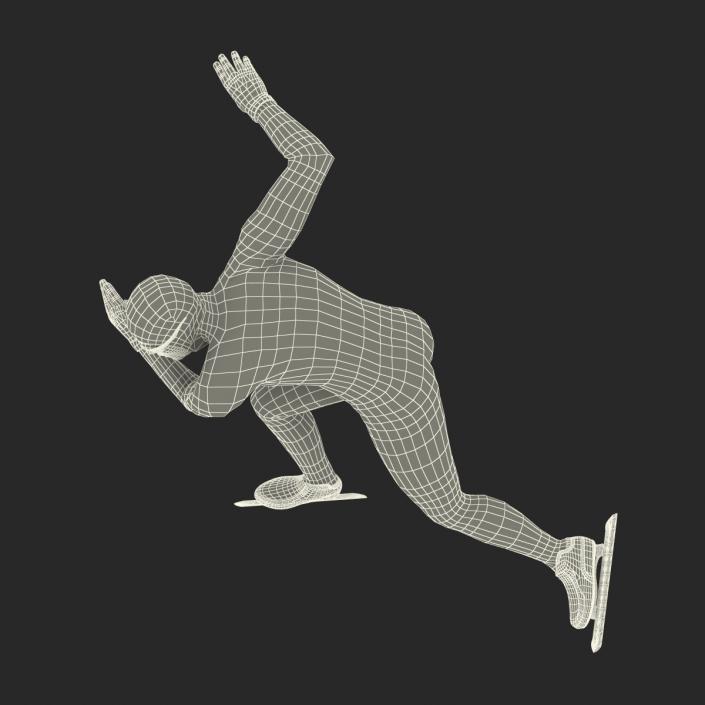 3D Speed Skater 2 Pose 3