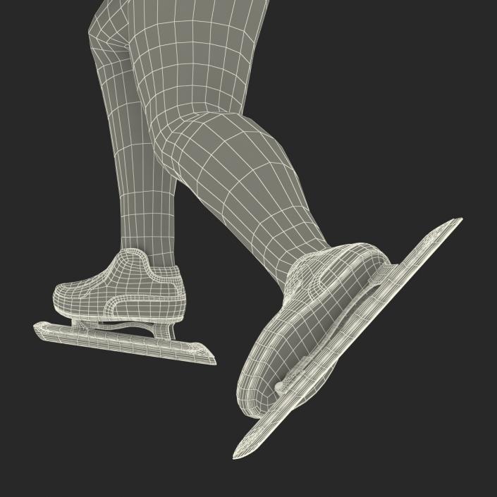 3D Speed Skater 2 Pose 3