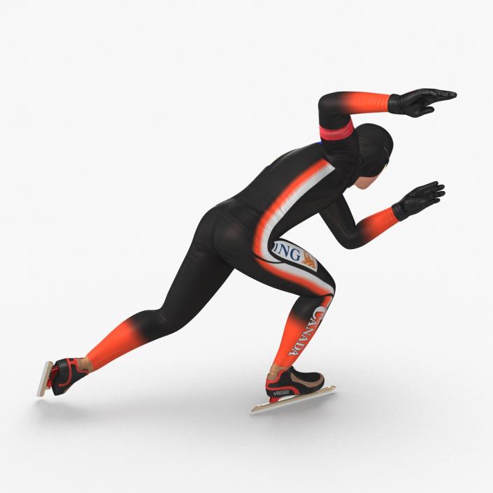 3D Speed Skater 2 Pose 3